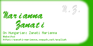 marianna zanati business card
